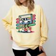 Retro Old Cassette Tape Cartoon With Walker Nostalgia Premium Tri-Blend Comfort Colors Sweatshirt Blue Spruce Retro Old Cassette Tape Cartoon With Walker Nostalgia Premium Tri-Blend Comfort Colors Sweatshirt Blue Spruce