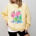 Retro Soft Drinks 80s 90s Nostalgia Cute Anime Aesthetic Tee Comfort Colors Sweatshirt Blue Spruce