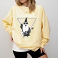 Rock & Roll Wizard Music Nostalgia Premium Tri-Blend Comfort Colors Sweatshirt Blue Spruce