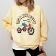 This How I Rolled Retro Tricycle 80s 90s Kid Nostalgia Premium Tri-Blend Comfort Colors Sweatshirt Blue Spruce This How I Rolled Retro Tricycle 80s 90s Kid Nostalgia Premium Tri-Blend Comfort Colors Sweatshirt Blue Spruce