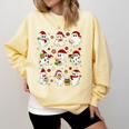 Santa Ghost Reading Books Christmas Library Teacher Comfort Colors Sweatshirt Blue Spruce Santa Ghost Reading Books Christmas Library Teacher Comfort Colors Sweatshirt Blue Spruce