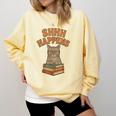SHHH Happens Librarian Cat Books Library Comfort Colors Sweatshirt Blue Spruce SHHH Happens Librarian Cat Books Library Comfort Colors Sweatshirt Blue Spruce
