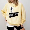 Showtime Every Moment Cinema Nostalgia Film Buff Humor Comfort Colors Sweatshirt Blue Spruce