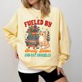 Smut Reader Cat Lover Fueled By Smutty Books & Cat Snuggles For Men Women Comfort Colors Sweatshirt Blue Spruce Smut Reader Cat Lover Fueled By Smutty Books & Cat Snuggles For Men Women Comfort Colors Sweatshirt Blue Spruce