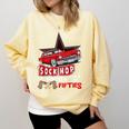 Sock Hop Fabulous Fifties Rock N Roll Automobile Nostalgia Comfort Colors Sweatshirt Blue Spruce