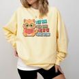 Stay Home Read Books Pet My Cat Regret Nothing Cats Book Comfort Colors Sweatshirt Blue Spruce