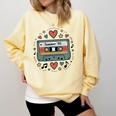 Summer ’95 Retro Cassette Tape Nostalgia Music Lover Premium Tri-Blend Comfort Colors Sweatshirt Blue Spruce