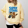 Super Lethal Cute Nostalgia Comfort Colors Sweatshirt Blue Spruce Super Lethal Cute Nostalgia Comfort Colors Sweatshirt Blue Spruce