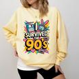 I Survived The 90s – Cute Retro Cartoon Nostalgia Comfort Colors Sweatshirt Blue Spruce I Survived The 90s – Cute Retro Cartoon Nostalgia Comfort Colors Sweatshirt Blue Spruce
