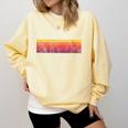 Video Cassette Tape VHS 80s 90s Nostalgia Costume Comfort Colors Sweatshirt Blue Spruce