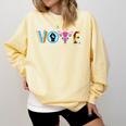 Vote Reproductive Right BLM Political Activism Lgbtq Book Comfort Colors Sweatshirt Blue Spruce Vote Reproductive Right BLM Political Activism Lgbtq Book Comfort Colors Sweatshirt Blue Spruce