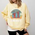 If You Walk A Mile In My Shoes You'Ll End Bookstore Reading Comfort Colors Sweatshirt Blue Spruce