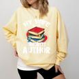 My Wife Is My Favorite Author Book Writer Comfort Colors Sweatshirt Blue Spruce