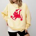 Yk2 Grunge Scary Cat With Shooting Stars 90s Nostalgia Comfort Colors Sweatshirt Blue Spruce Yk2 Grunge Scary Cat With Shooting Stars 90s Nostalgia Comfort Colors Sweatshirt Blue Spruce