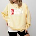 1 Social Battery Sarcastic Introverted Men Women Comfort Colors Sweatshirt Butter