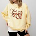 1988 Class Reunion Retro Class Of 88 High School Graduation Comfort Colors Sweatshirt Butter