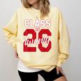 2 Sided Class Of 2026 Senior 2026 Graduation Comfort Colors Sweatshirt Butter