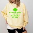 2018 Graduation Red Green High School Color Comfort Colors Sweatshirt Butter