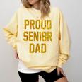 2018 Senior Dad High School Graduation Party SEN18R T Shirt Comfort Colors Sweatshirt Butter