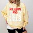 2018 Senior Graduation My Happy Class Shirt Comfort Colors Sweatshirt Butter