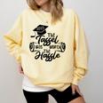 2025 Graduation The Tassel Was Worth The Hassle University Comfort Colors Sweatshirt Butter
