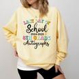 2026 Last Day Of School Autograph 8th Grade Graduation Party Comfort Colors Sweatshirt Butter