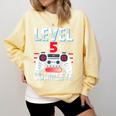 5th Grade Graduation Elementary School Graduate Level 5 Comfort Colors Sweatshirt Butter