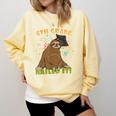6th Grade Graduation Sloth Nailed It Class Of 2025 Comfort Colors Sweatshirt Butter