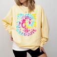 8th Grade Graduate 2024 Graduation Last Day Of School Tie Comfort Colors Sweatshirt Butter