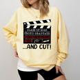 8th Grade Graduation 2026 Graduate Clapperboard Comfort Colors Sweatshirt Butter