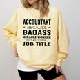 Accountant Graduation Future Accountant Men Women Comfort Colors Sweatshirt Butter
