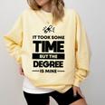 Adult College Graduation Comfort Colors Sweatshirt Butter