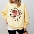 African American HBCU Grad College Graduation Comfort Colors Sweatshirt Butter