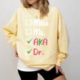 AKA Doctor Medical Worker Appreciation Graduation Comfort Colors Sweatshirt Butter