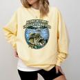 Alone With My Thoughts And Rod Introvert Fishing Antisocial Comfort Colors Sweatshirt Butter