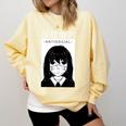 Anime Antisocial Introvert I Hate People Anti Social EMD Comfort Colors Sweatshirt Butter Anime Antisocial Introvert I Hate People Anti Social EMD Comfort Colors Sweatshirt Butter
