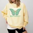 Anti-Social Introvert Butterfly Comfort Colors Sweatshirt Butter