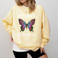Antisocial Butterfly Aesthetic Introvert For Women Men Comfort Colors Sweatshirt Butter