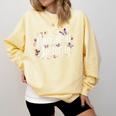 ANTISOCIAL BUTTERFLY Introvert Comfort Colors Sweatshirt Butter