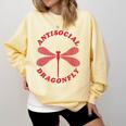 Antisocial Dragonfly Introvert Humor Nature Insect Graphic Comfort Colors Sweatshirt Butter Antisocial Dragonfly Introvert Humor Nature Insect Graphic Comfort Colors Sweatshirt Butter