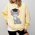 Bachelor Master Cats Graduation 2026 Graduate Comfort Colors Sweatshirt Butter