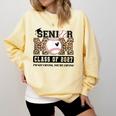 Baseball Senior Class Of 2027 Senior 2027 Graduation Women Comfort Colors Sweatshirt Butter