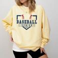Baseball Senior Night Baseball Senior 2025 Graduation 50 Comfort Colors Sweatshirt Butter