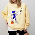 Basketball Dabbing Shirt Senior Graduation Him Her Comfort Colors Sweatshirt Butter