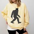 Bigfoot Graduate Shirt Cute Sasquatch Graduation Comfort Colors Sweatshirt Butter