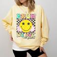 Bruh We Out 5th Graders Fifth Grade Graduation Class 2025 Comfort Colors Sweatshirt Butter