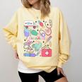 Can’t Talk Right Now Doing Paramedic Nurse Graduation Comfort Colors Sweatshirt Butter