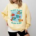 Cartoon Sarcasm Anti-Social Nihilism Introvert Fish Comfort Colors Sweatshirt Butter Cartoon Sarcasm Anti-Social Nihilism Introvert Fish Comfort Colors Sweatshirt Butter