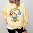 Cat Mom Loves Cats Dad Not In The Mood For People Introvert Comfort Colors Sweatshirt Butter