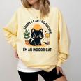 Cat Shirt Introvert Sorry I Can’t Go I’m An Indoor Cat Comfort Colors Sweatshirt Butter Cat Shirt Introvert Sorry I Can’t Go I’m An Indoor Cat Comfort Colors Sweatshirt Butter